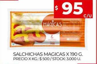 Supermercados DIA Salchichas Magicas oferta