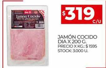 Supermercados DIA Jamón Cocido Dia oferta