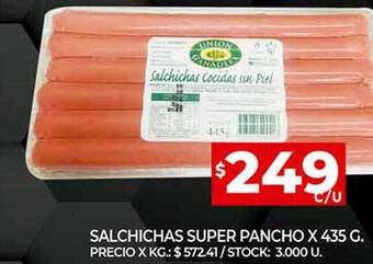 Supermercados DIA Salchichas Super Pancho oferta