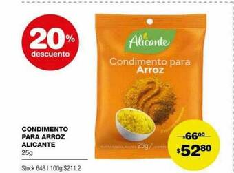 Atomo Conviene Condimento Para Arroz Alicante 20% Descuento oferta