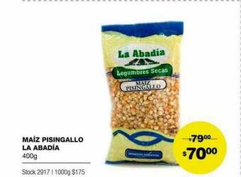 Atomo Conviene Maíz Pisingallo La Abadía oferta