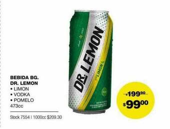 Atomo Conviene Bebida Bg Dr Lemon oferta