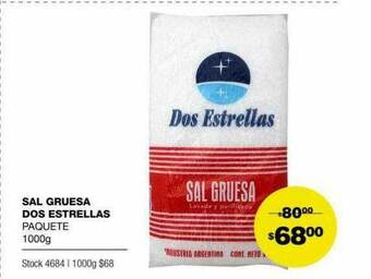 Atomo Conviene Sal Gruesa Dos Estrellas oferta
