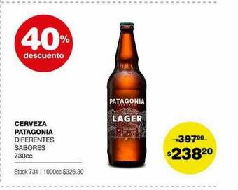 Atomo Conviene Cerveza Patagonia 40% Descuento oferta