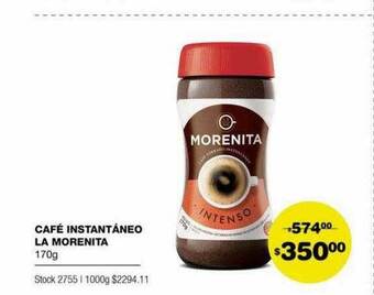 Atomo Conviene Café Instantáneo La Morenita oferta
