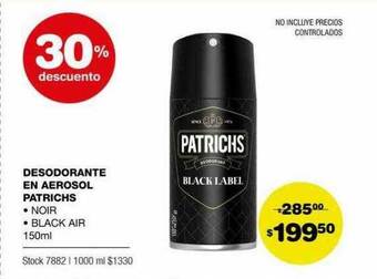 Atomo Conviene Desodorante En Aerosol Patrichs 30% Descuento oferta