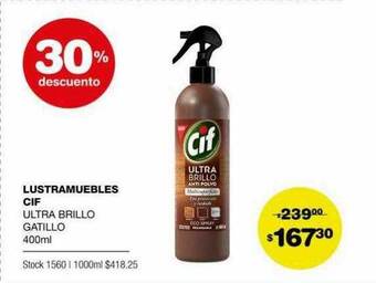 Atomo Conviene Lustramuebles Cif 30% Descuento oferta
