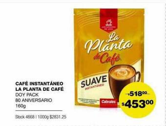 Atomo Conviene Café Instantáneo La Planta De Café oferta