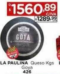 Hipermay La Paulina Queso Goya oferta