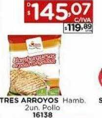 Hipermay Tres Arroyos Hamb Pollo oferta