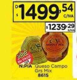 Hipermay N. Pia Queso Campo Grs Mix oferta