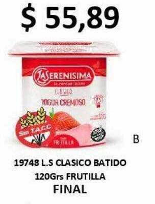 Hipermay L.s Clasico Batido Frutilla oferta