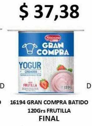 Hipermay Gran Compra Batido Frutilla oferta