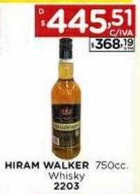 Hipermay Hiram Walker Whisky oferta