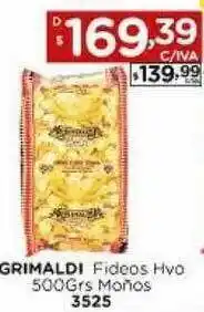 Hipermay Grimaldi Fideos Hvo Moños oferta
