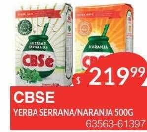 Masivos Cbse Yerba Serrana Naranja oferta