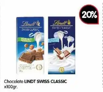Disco Chocolate Lindt Swiss Classic oferta