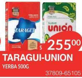 Masivos Taragui-union Yerba oferta