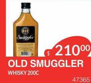 Masivos Old Smuggler Whisky oferta