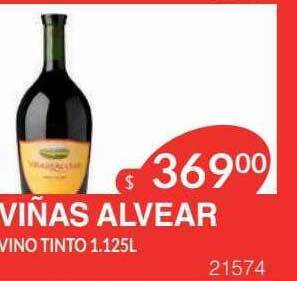 Masivos Viñas Alvear Vino Tinto oferta