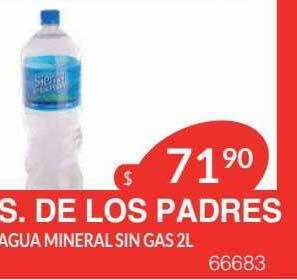 Masivos S De Los Padres Agua Mineral Sin Gas oferta