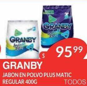 Masivos Granby Jabon En Polvo Plus Matic Regular oferta