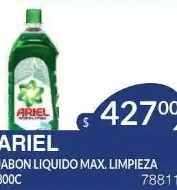 Masivos Ariel Jabon Liquido Max Limpieza oferta
