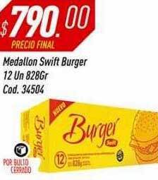 Supermercados Comodin Medallon Swift Burger 12 oferta
