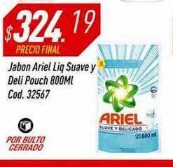 Supermercados Comodin Jabon Ariel Liq Suave Y Deli Pouch oferta