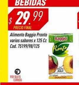 Supermercados Comodin Alimento Baggio Pronto Varios Sabores oferta