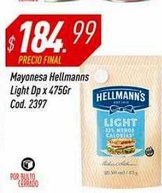 Supermercados Comodin Mayonesa Hellmanns Light Dp oferta