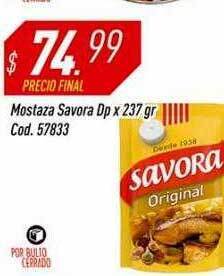 Supermercados Comodin Mostaza Savora Dp oferta