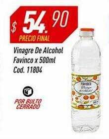 Supermercados Comodin Vinagre De Alcohol Favinco oferta