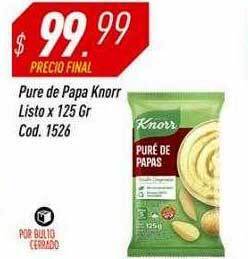 Supermercados Comodin Pure De Papa Knorr Listo oferta