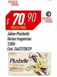 Supermercados Comodin Jabon Plusbelle Varias Fragancias 120gr oferta