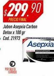 Supermercados Comodin Jabon Asepxia Carbon Detox oferta