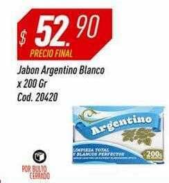 Supermercados Comodin Jabon Argentino Blanco oferta