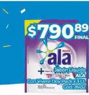 Diarco Jabón Liquido Ala Con Vivere Doy Pack oferta