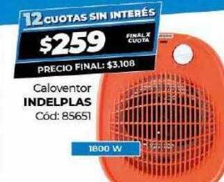 Diarco Caloventor Indelplas oferta