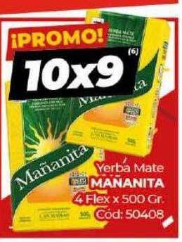 Diarco Yerba Mate Mananita 4 Flex oferta