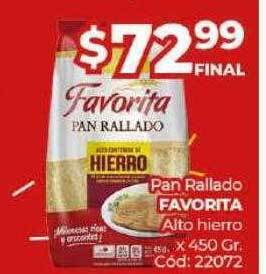 Diarco Pan Rallado Favorita Alto Hierro oferta