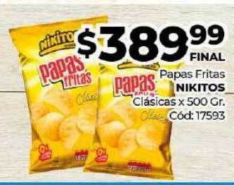 Diarco Papas Fritas Nikitos Clasicas oferta