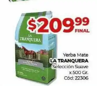 Diarco Yerba Mate La Tranquera Selección Suave oferta