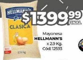 Diarco Mayonesa Hellmann's oferta