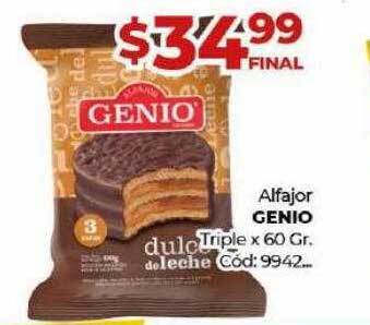 Diarco Alfajor Genio Triple oferta