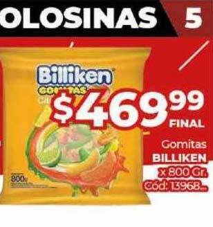 Diarco Gomitas Billiken oferta