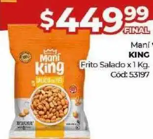 Diarco Mani King Frito Salado oferta
