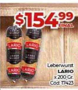 Diarco Leberwurst Lario oferta