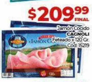Diarco Jamón Cocido Cagnoli Feteado oferta