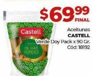 Diarco Aceitunas Castell Verde Doy Pack oferta